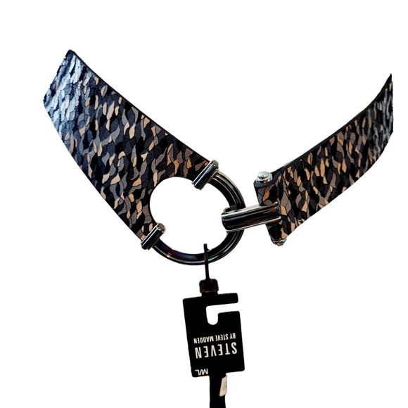 Steve Madden Stretch Belt NWT Size M/L - Picture 6 of 7
